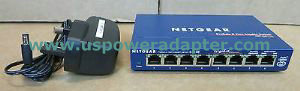 New Netgear ProSafe GS108 8-Port Gigabit Ethernet Switch With AC Power Adapter - Click Image to Close